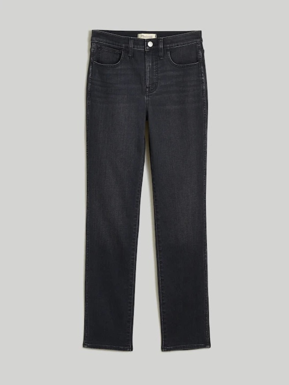 Madewell Black Straight-Leg Jeans